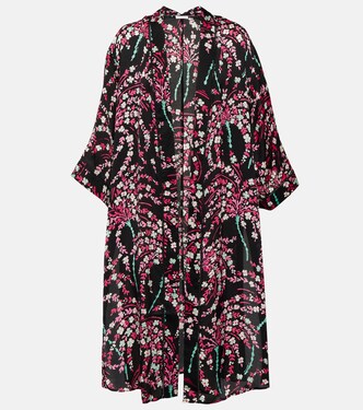 Erica printed robe | Poupette St Barth
