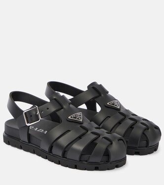 Logo fisherman sandals | Prada