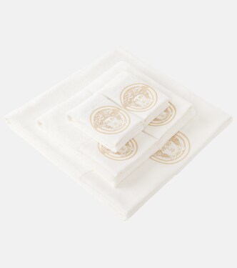 Medusa Gala set of 5 cotton terry towels | Versace Home