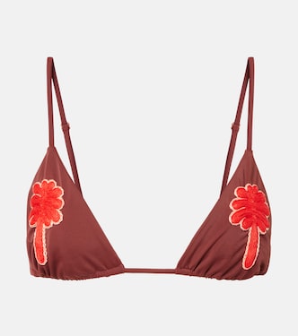 Embroidered bikini top | Johanna Ortiz