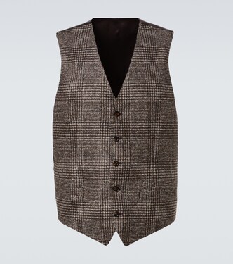 Checked single-breasted vest | Dolce&Gabbana