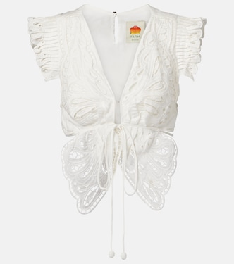 Top en coton à broderies anglaises | Farm Rio