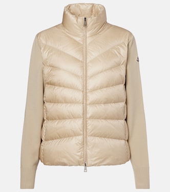 Daunenjacke mit Schurwolle | Moncler