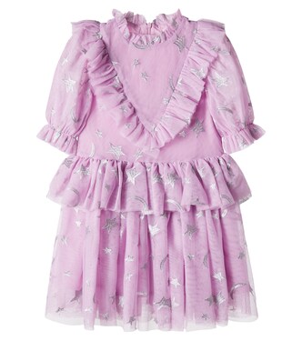 Embroidered ruffled tulle dress | Stella McCartney Kids