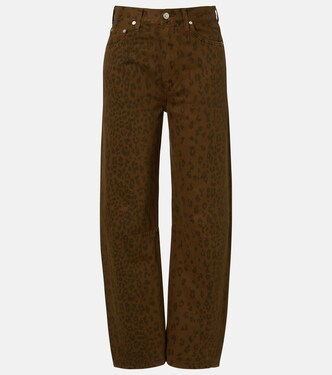 Miro leopard-print barrel-leg jeans | Citizens of Humanity