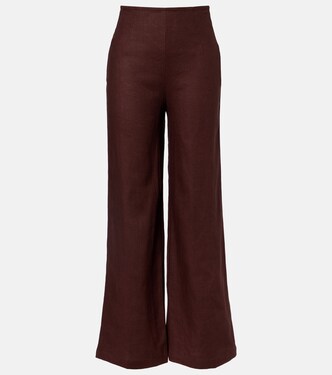 Syna linen wide-leg pants | Faithfull