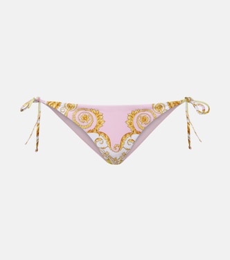 Barocco triangle bikini bottoms | Versace
