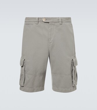 Shorts cargo de algodón | Brunello Cucinelli