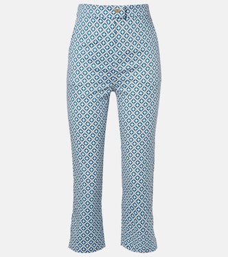 Pantalon ample Facella imprimé en coton | Max Mara