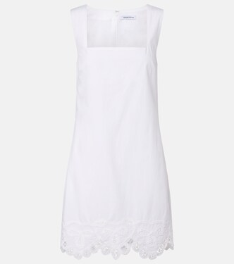 Shanice embroidered cotton minidress | Veronica Beard