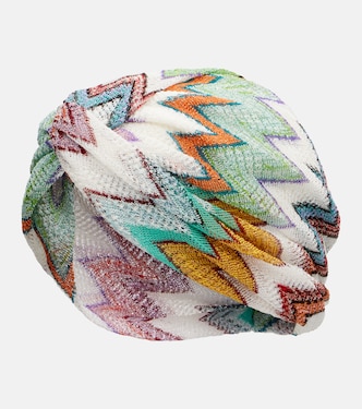 Zigzag lamé headband | Missoni