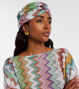 Zigzag lamé headband in multicoloured - Missoni | Mytheresa display picture 1