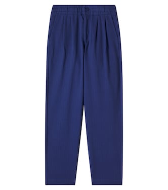 Herringbone cotton straight pants | Polo Ralph Lauren Kids