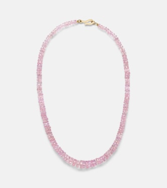 Halskette aus Morganit mit 18kt Gelbgold | Ileana Makri
