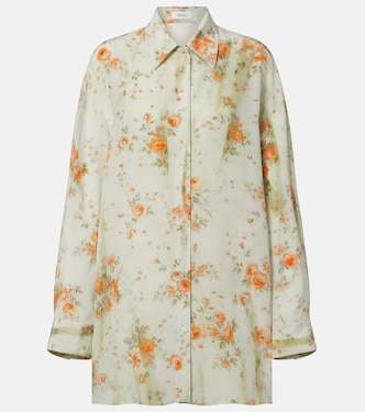 Oversized floral shirt | McQueen