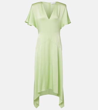 Envers satin midi dress | Stella McCartney