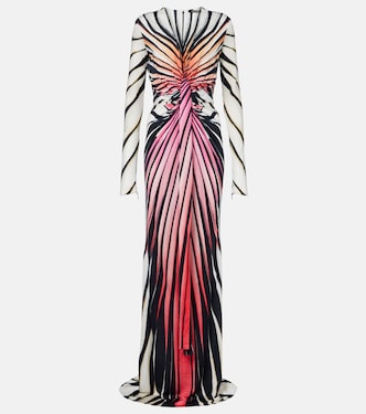 Printed gown | Roberto Cavalli
