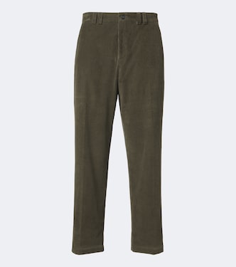 Cotton corduroy straight pants | Canali