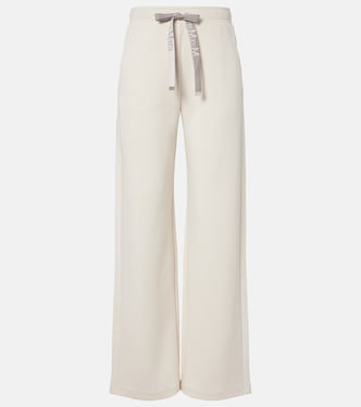 Cotton-blend jersey wide-leg sweatpants | 'S Max Mara