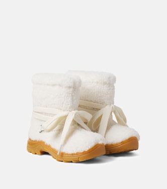 Ankle Boots aus Teddyfleece | Stella McCartney Kids
