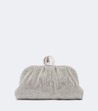 Tequila crystal-embellished clutch | Aquazzura