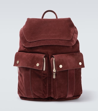 Suede backpack | Brunello Cucinelli