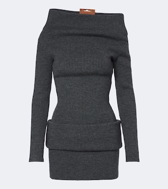 Wool-blend sweater dress | Jean Paul Gaultier