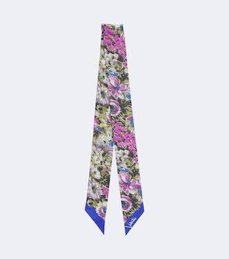 Floral silk scarf | Valentino Garavani