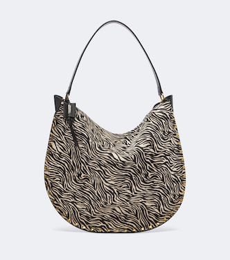 Oskan Large calf hair shoulder bag | Isabel Marant