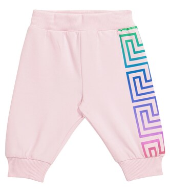 Baby stretch-cotton trackpants | Versace Kids