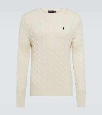 Jersey de punto trenzado de algodón | Polo Ralph Lauren