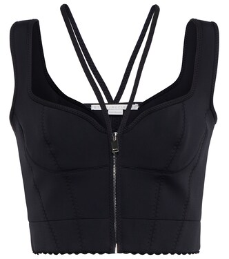 Bustier-Top aus Scuba | Stella McCartney