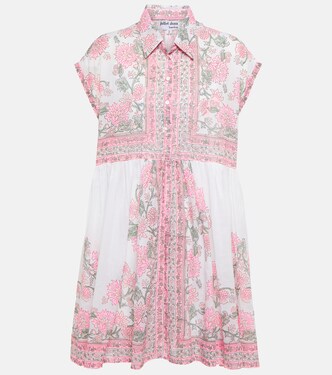 Floral cotton minidress | Juliet Dunn