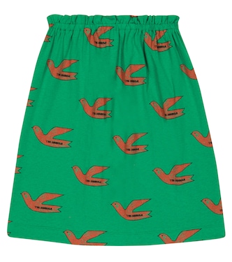 Gonna Kitten in cotone con stampa | The Animals Observatory