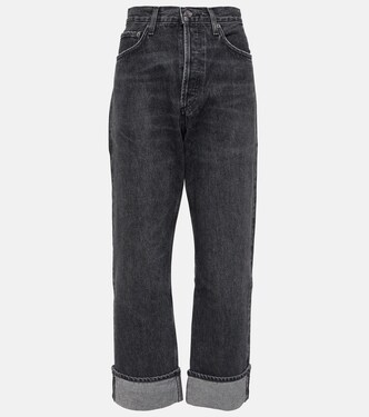 Fran mid-rise straight jeans | Agolde
