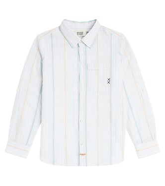 Striped cotton-blend shirt | Scotch & Soda Kids