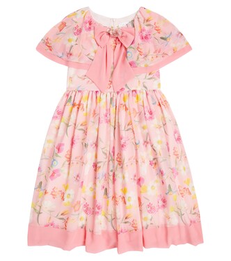 Caped floral dress | Patachou