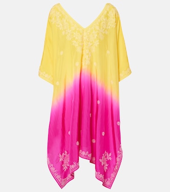엠브로이더리 옴브레 실크 카프탄 | Juliet Dunn