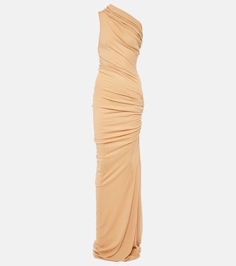 Pillar one-shoulder jersey maxi dress | Entire Studios