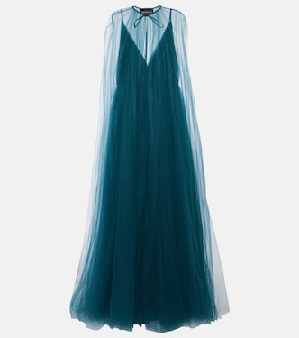 Robe longue Cassandra en tulle | Costarellos