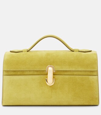 Symmetry Pochette suede tote bag | Savette