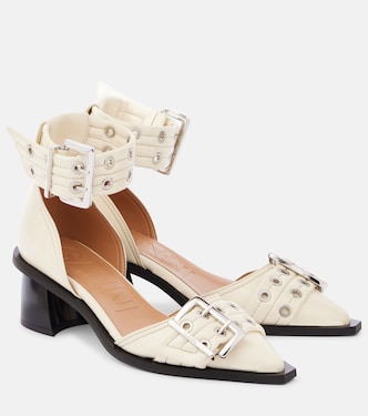 Escarpins en cuir synthétique | Ganni