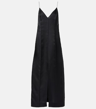 Tully silk gazar slip dress | Khaite