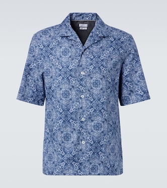 Printed cotton shirt  | Brunello Cucinelli