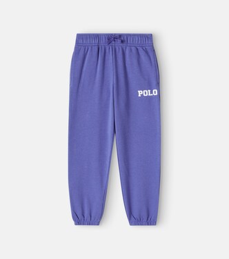 Logo cotton-blend sweatpants | Polo Ralph Lauren Kids