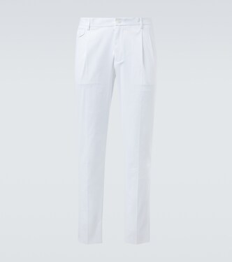 Cotton straight pants | Dolce&Gabbana