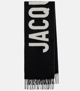 Bufanda de lana virgen con logo en jacquard | Jacquemus
