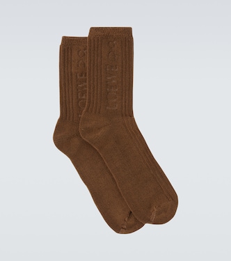 x On cotton-blend socks | Loewe