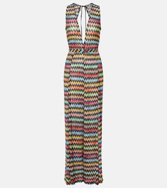 Jumpsuit Zigzag aus Häkelstrick | Missoni