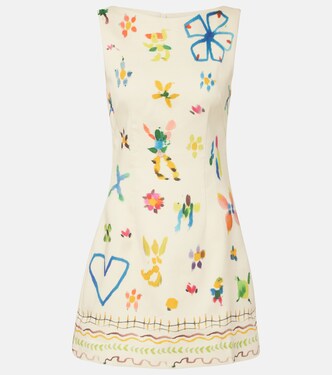 Minikleid Sidi aus einem Leinengemisch | Alémais